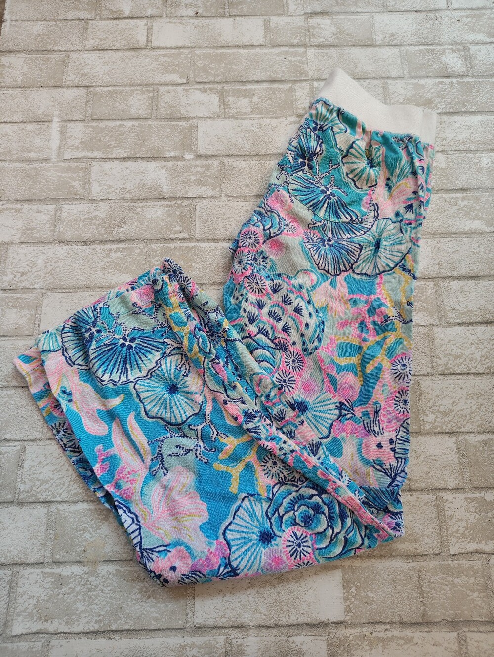 Lilly Pulitzer Linen Coastal Beach Pants Small